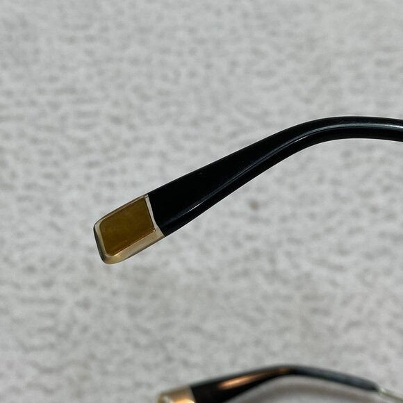 FURLA Eyeglasses Col.0301 Women Black Gold Metal Cat Eye 55-16-135 - Picture 4 of 14